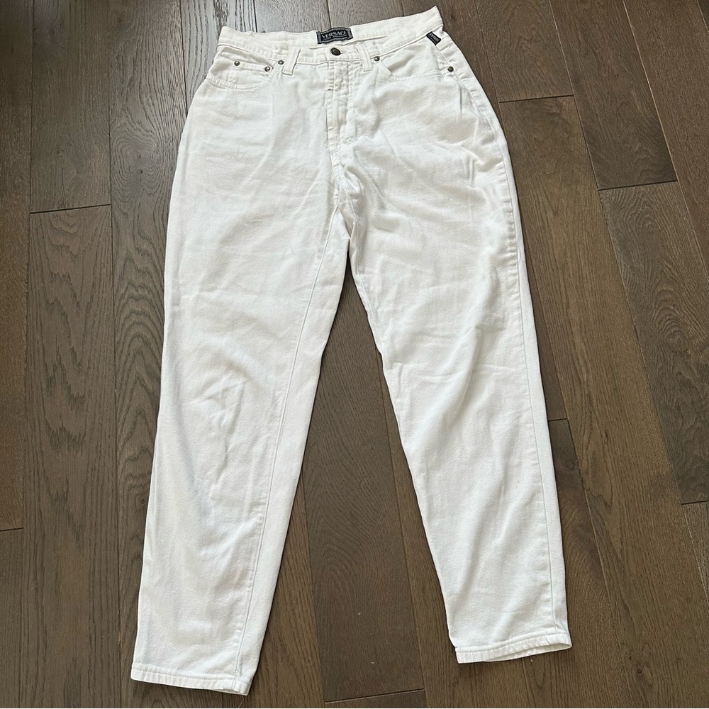 Versace White Jeans Size 32
